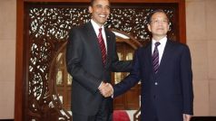 Barack Obama s čínským premiérem Wen Ťia-Paem