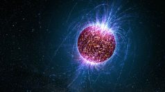 Neutronová hvězda a její magnetické siločáry