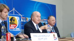 Prezident FIFA Sepp Blatter na MS &quot;20&quot; v Egyptě