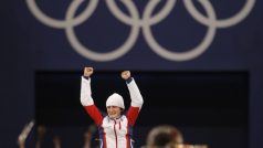 Martina Sáblíková slaví olympijské zlato