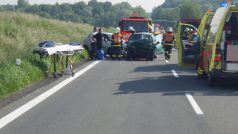Dopravní nehoda u Petřvaldu na Novojičínsku