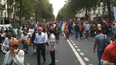 Pařížská demonstrace proti důchodové reformě