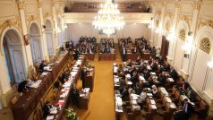Projednávání úsporných opatření v Poslanecké sněmovně