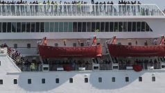 Na lodi SNAV Toscana bylo z Libye evakuováno přes 1700 obyvatel různých národností