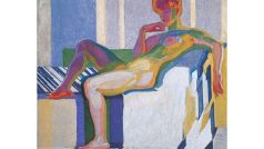 František Kupka – Plans par couleurs, grand nu; cca 1909. Olej na panelu, Guggenheim Museum, New York City.