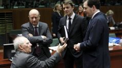 Ministři financí zemí eurozóny na jednání v Bruselu