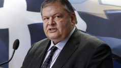 Řecký ministr financí Evangelos Venizelos