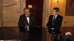 Setkání ministra Schwarzenberga s italksým protějškem, Giuliem Terzim