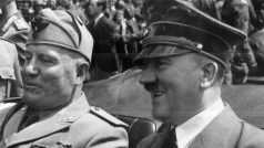 Benito Mussolini a Adolf Hitler v Mnichově, červen 1940