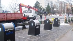 Nové podzemní kontejnery na odpad v Mladé Boleslavi