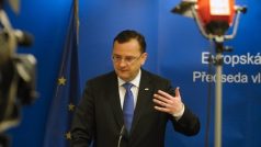 Premiér Petr Nečas byl po schválení nového rozpočtového rámce EU spokojený