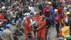 Někteří z tureckých horníků utrpěli vážná zranění