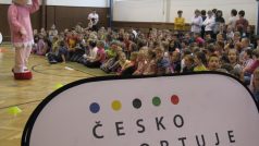 Olympijský víceboj na jedné ze základních škol v Sokolově