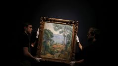 Obraz Paula Cézanna „Vue sur l&#039;Estaque et le Chateau d&#039;If“ vydražený v aukční síni Christie&#039;s v přepočtu za skoro půl miliardy korun