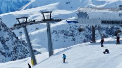 Švýcarské zimní středisko Davos