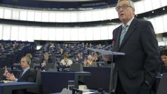 Předseda Evropské komise Jean-Claude Juncker v Evropském parlamentu