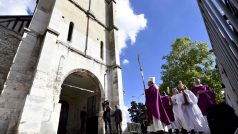 Znovu otevření kostela v Saint Étienne