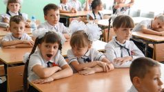 První září v ruské škole