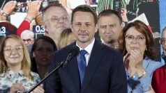 Opoziční kandidát na prezidenta Rafal Trzaskowski
