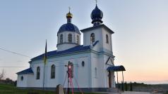 Obnovený kostel ve volyňských Hrušvicích