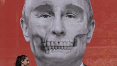 Murál s Vladimirem Putinem
