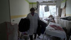 Zničená nemocnice v Mariupolu