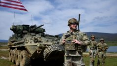 Američtí vojáci během vojenského cvičení NATO v Bulharsku