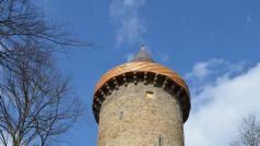 Věž Jakobínka u hradu Rožmberk po opravě