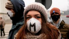 Protest proti smogu ve Varšavě