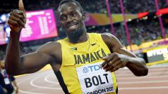 Jamajský sprinter Usain Bolt děkoval fanouškům.