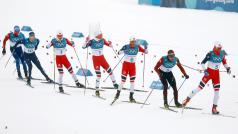 Mužskému skiatlonu dominovali Norové