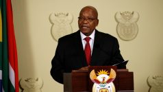 Jihoafrický prezident Jacob Zuma oznamuje svou rezignaci