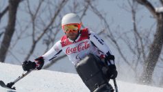 Český lyžař Pavel Bambousek na paralympijských hrách v Pchjongčchangu