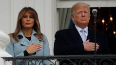 Donald Trump a jeho žena Melania Trumpová.