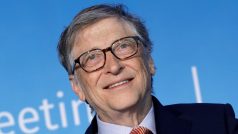 Bill Gates během panelové diskuze ve Washingtonu na snímku z dubna 2018.