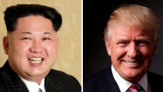 Severokorejský vůdce Kim Čong-un a americký prezident Donald Trump