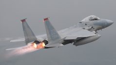 Americká stíhačka F-15C Eagle
