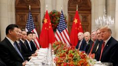 Setkání čínského prezidenta Si Ťin-pchinga se svým americkým protějškem Donaldem Trumpem při summitu G20 v Buenos Aires