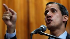 Venezuelský opoziční politik Juan Guaidó