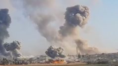 Záběry bombardování z provincie Idlib z 28. května