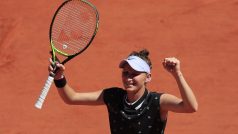 Markéta Vondroušová si na French Open zahraje čtvrtfinále