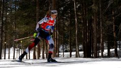 Eva Kristej Puskarčíková v ženské štafetě na 4x6 kilometrů