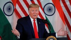 Americký prezident Donald Trump v Indii