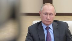 Ruský prezident Vladimir Putin na online schůzce Organizace zemí vyvážejících ropu
