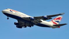 Boeing 747 v barvách britské společnosti British Airways
