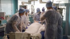 Hospitalizace pacientů s koronavirem ve francouzské Marseille