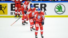Zklamaní hokejisté českého národního týmu