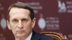 Šéf ruské civilní rozvědky SVR Sergej Naryškin
