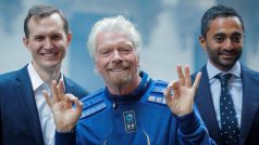 Richard Branson, majitel společnosti Virgin Galactic (foto z roku 2019)