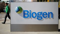 Logo společnosti Biogen, která lék proti Alzheimerově chorobě vyvinula.
